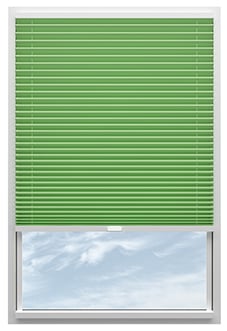 Solaris, Limeade - Stick Fit Pleated Blind